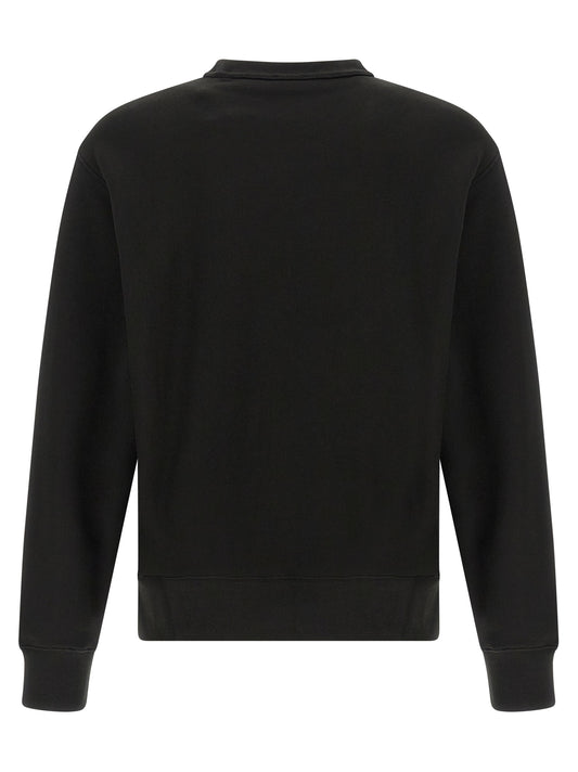Black Cotton Sweatshirt