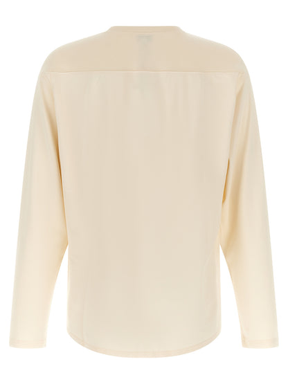 Beige Viscose T-Shirt