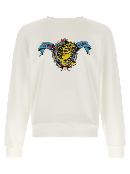 White Viscose Sweatshirt