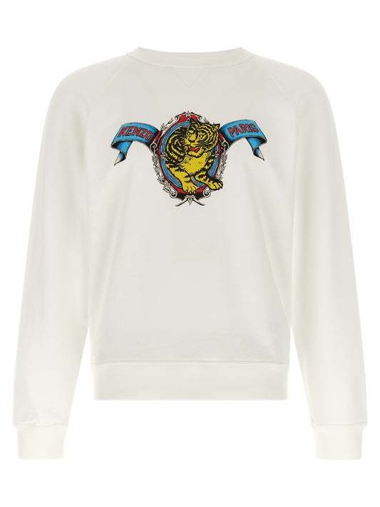 White Viscose Sweatshirt