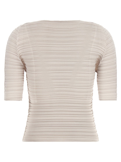 Beige Polyester Blouse