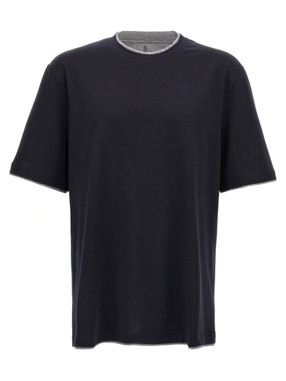 Blue Cotton T-Shirt