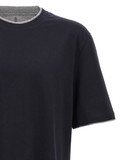 Blue Cotton T-Shirt