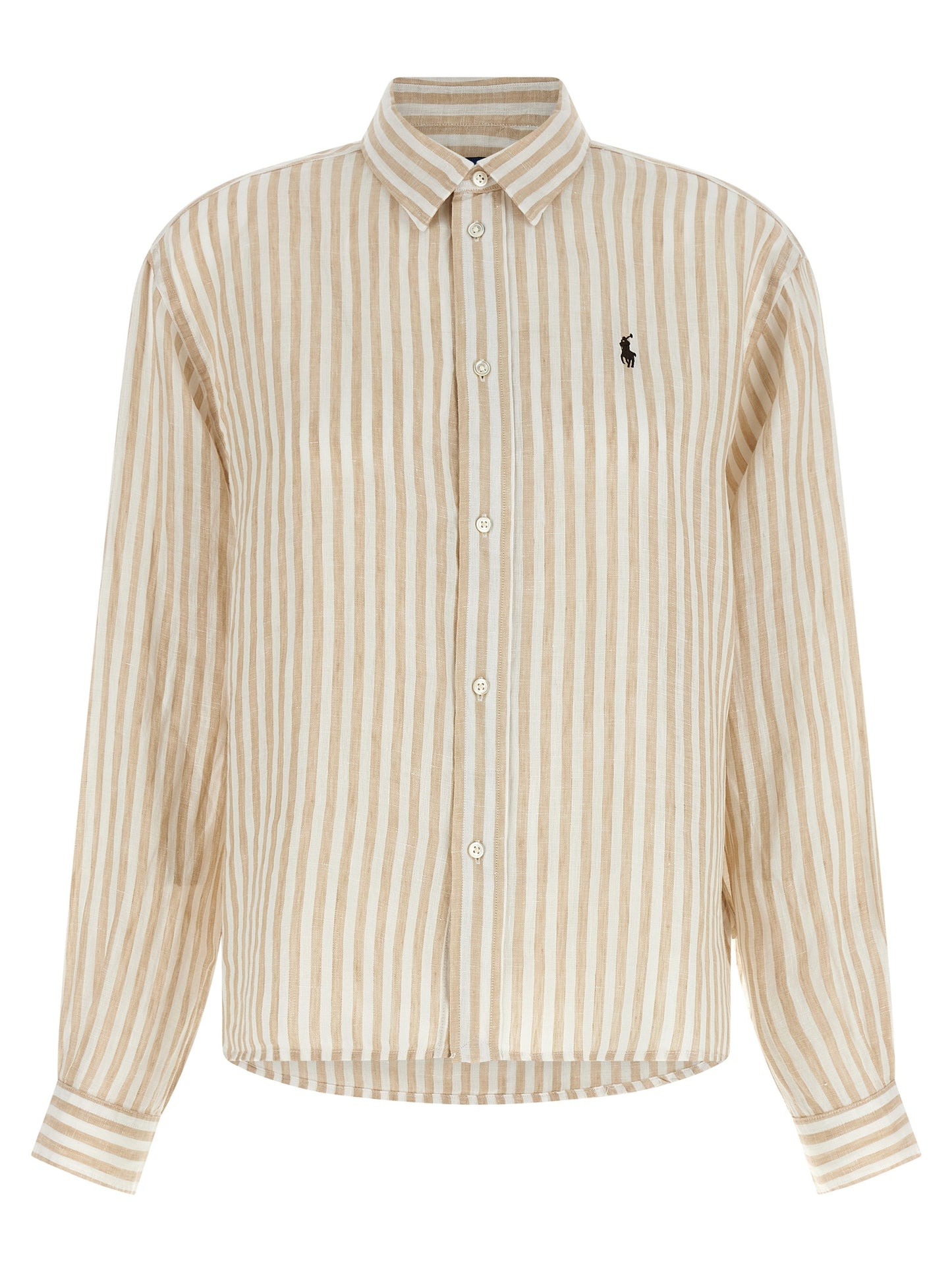 Beige Linen Blouse
