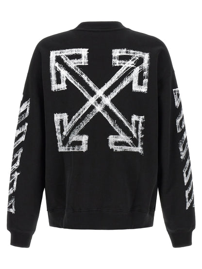 Black Cotton Sweatshirt
