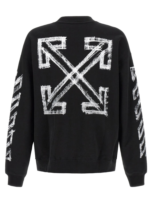 Black Cotton Sweatshirt