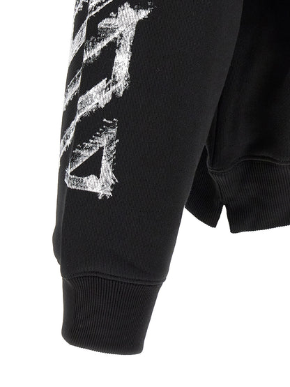 Black Cotton Sweatshirt