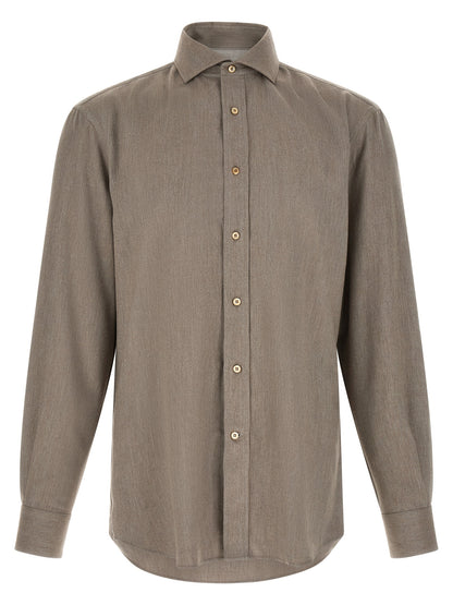 Gray Cotton Blouse