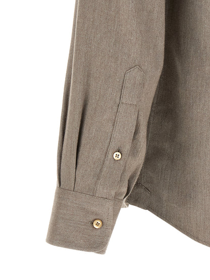 Gray Cotton Blouse