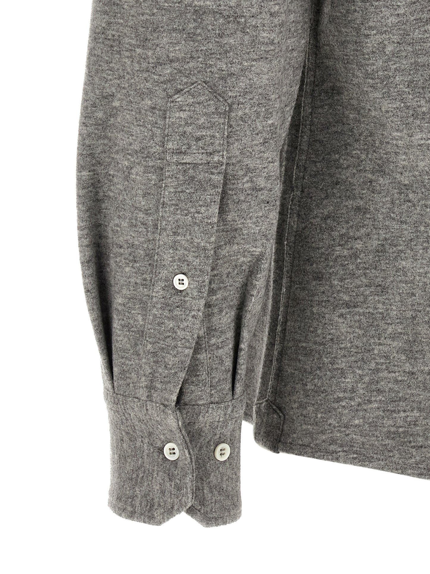 Gray Cashmere Blouse