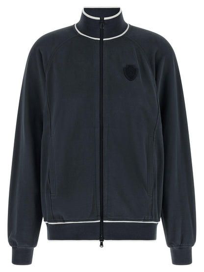 Blue Cotton Sweatshirt
