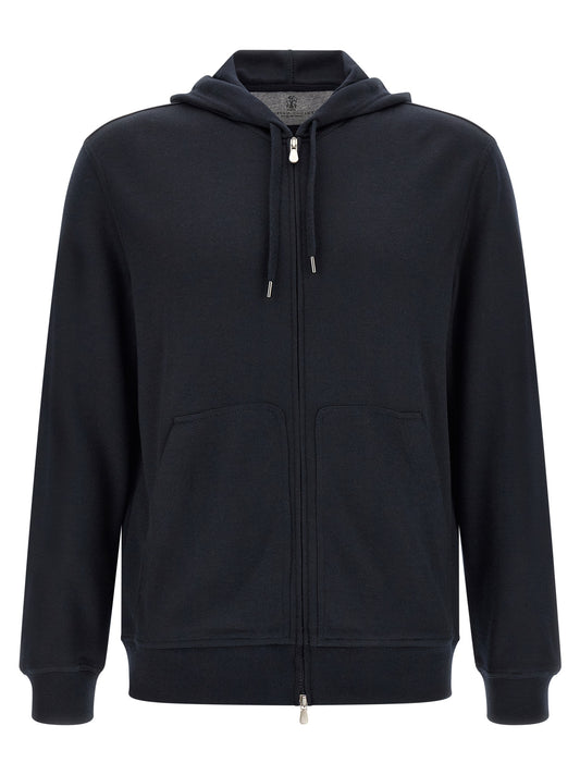Blue Cashmere Cardigan