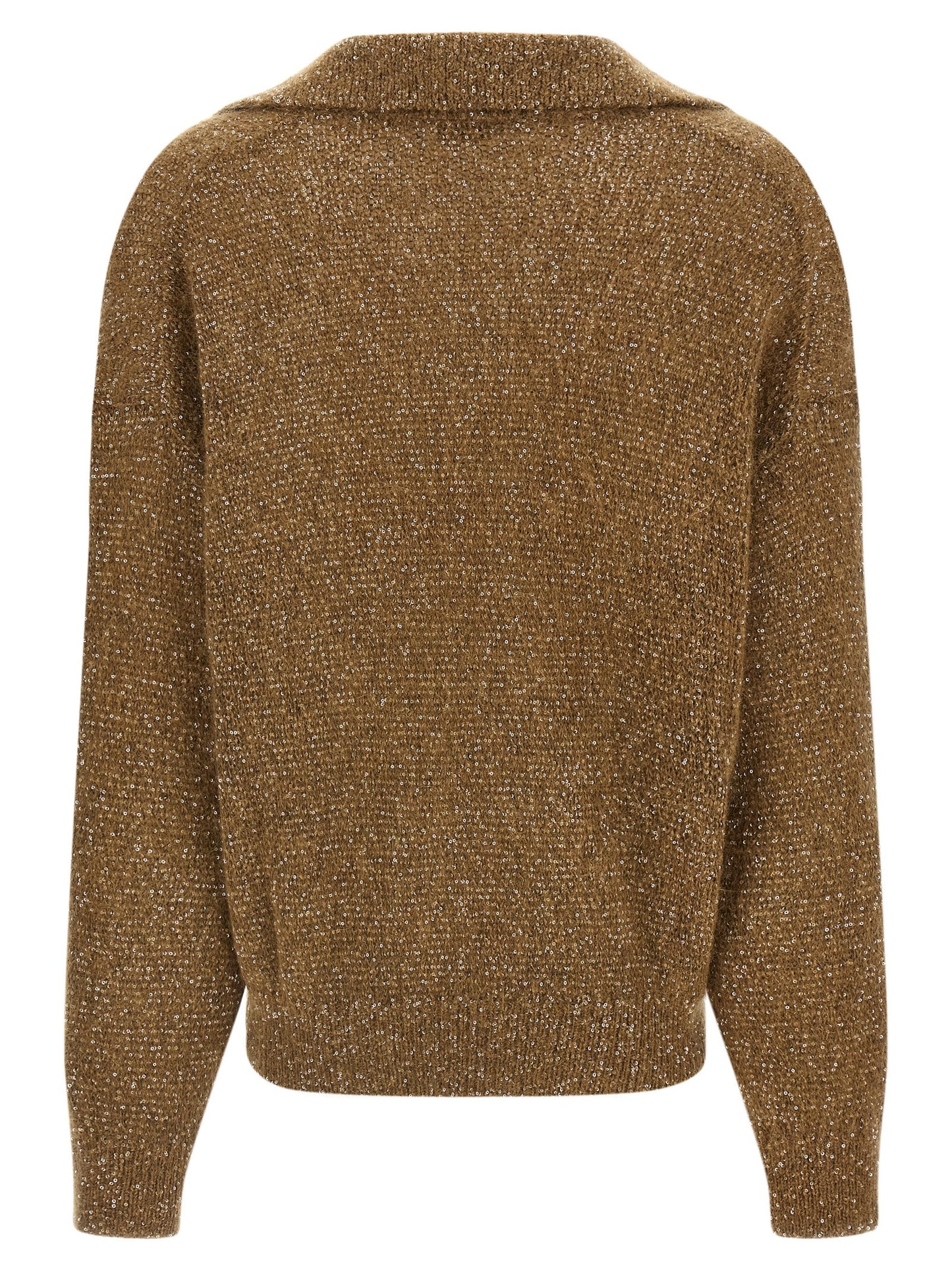 Brown Polyamide Polo Shirt
