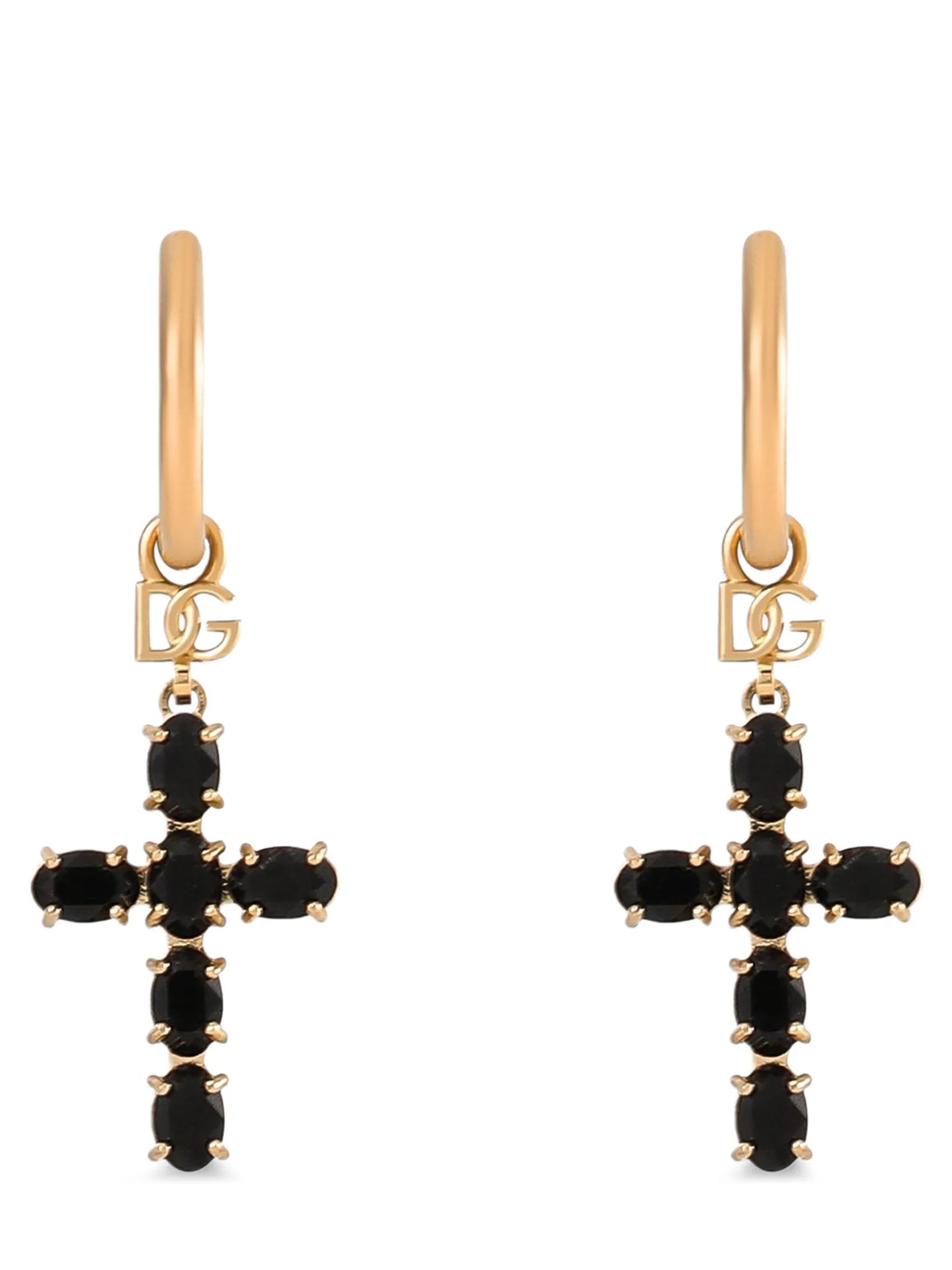 Black Brass Earrings