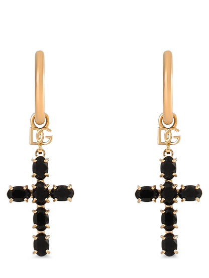 Black Brass Earrings
