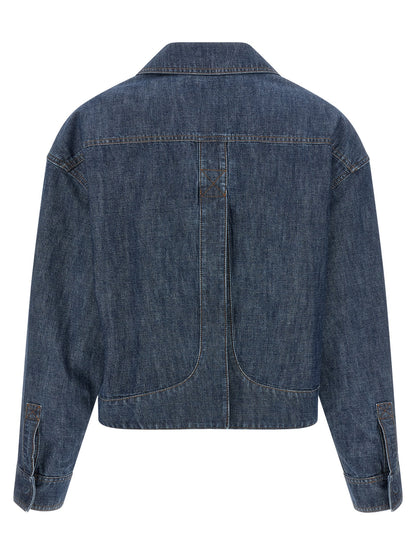 Blue Cotton Denim Jacket