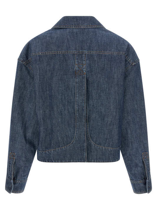 Blue Cotton Denim Jacket