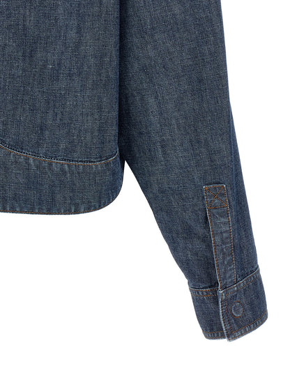Blue Cotton Denim Jacket