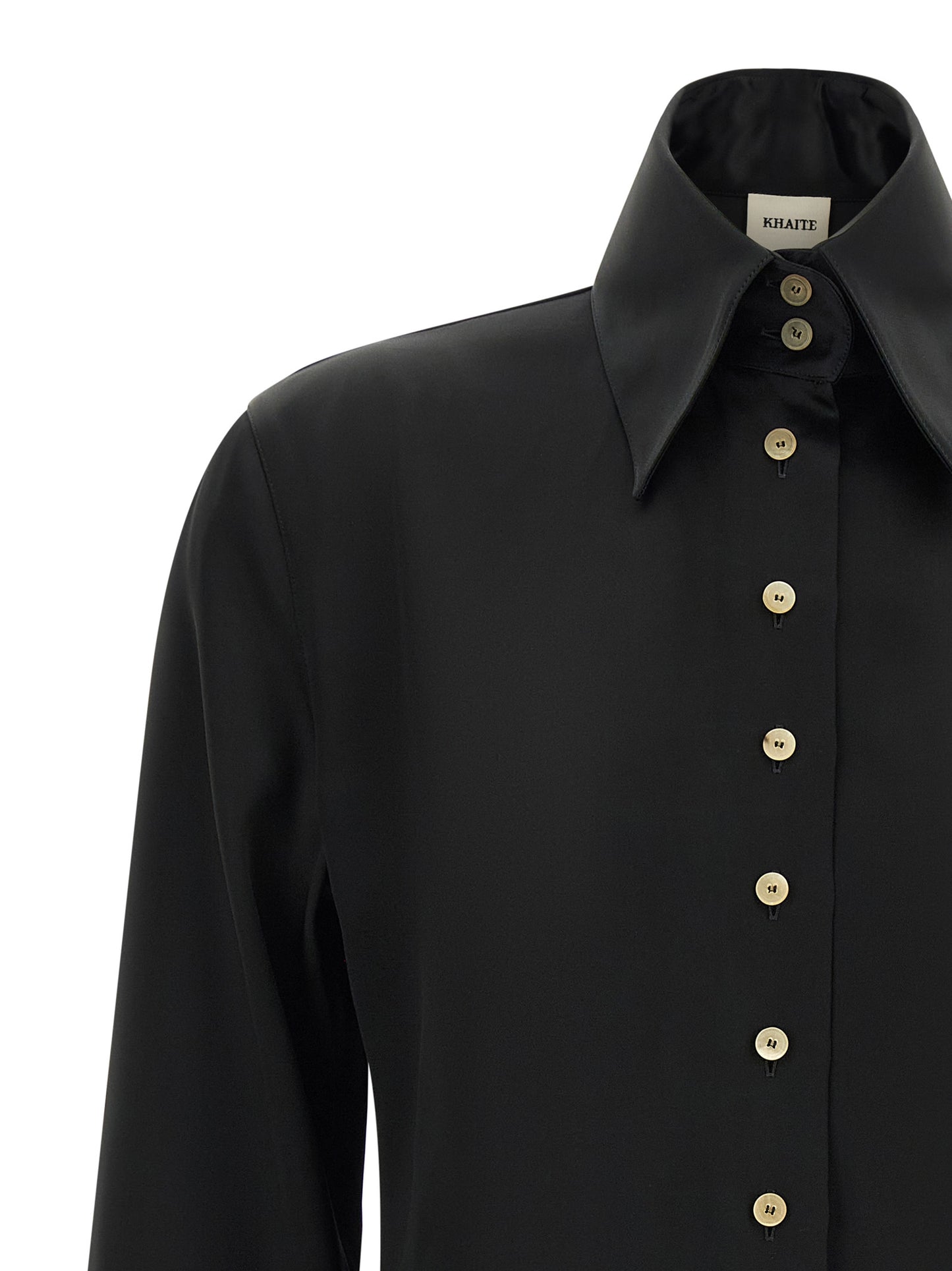 Black Acetate Blouse