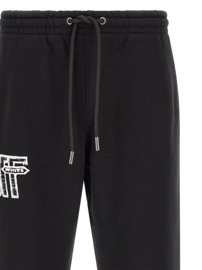 Black Cotton Joggers (Workout Pants)