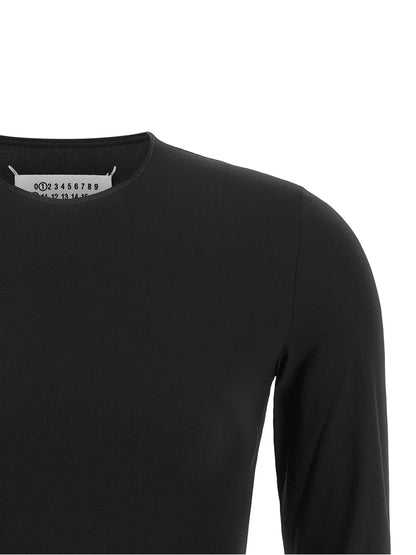 Black Polyamide Bodysuit
