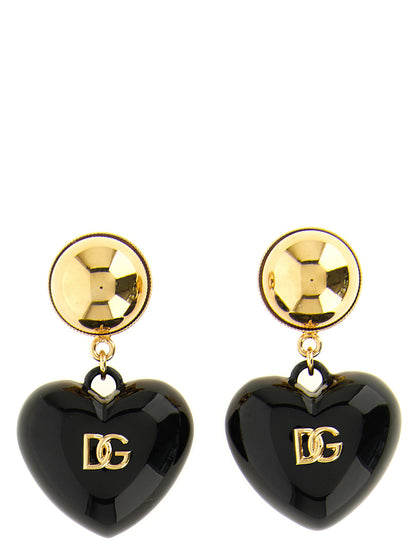 Black Brass Earrings
