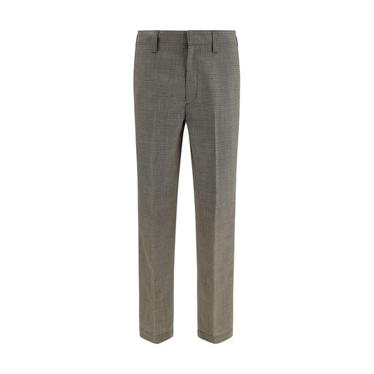 Brown Wool Oves Aries Dress Pants