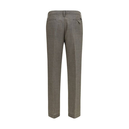 Brown Wool Oves Aries Dress Pants