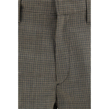 Brown Wool Oves Aries Dress Pants