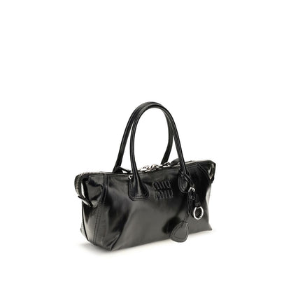 Black Calf Leather Bos Taurus Handbag
