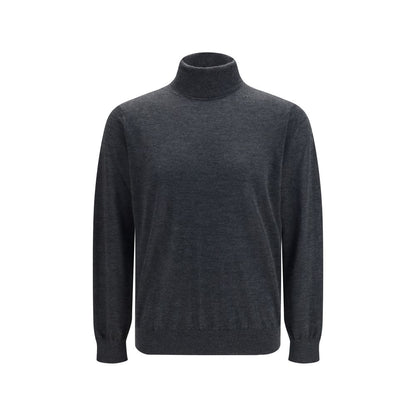 Gray Cashmere Turtleneck