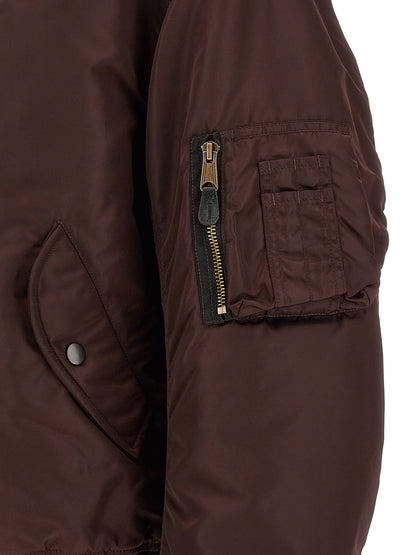 Multicolor Polyamide Bomber