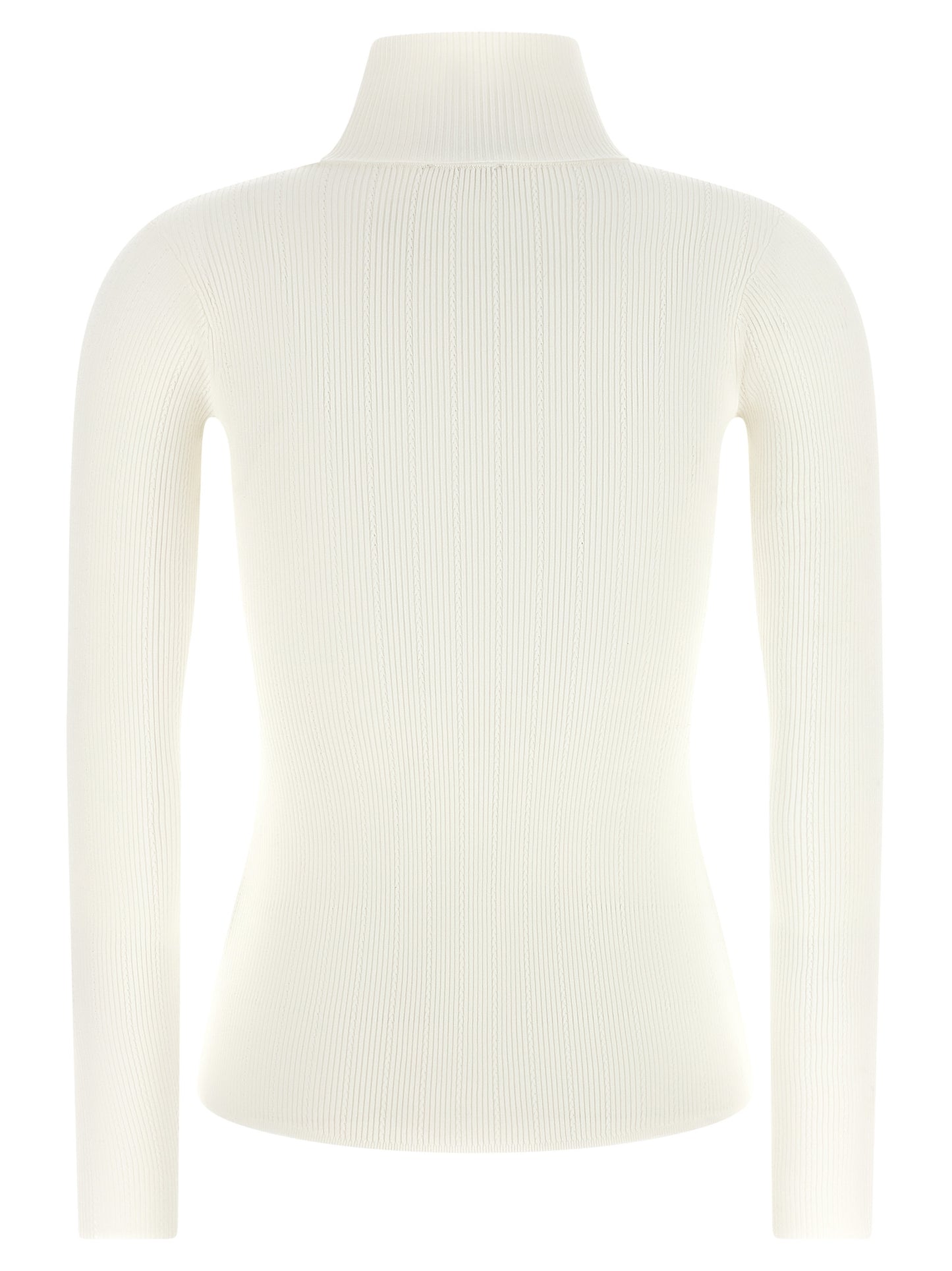 White Lycra Cardigan
