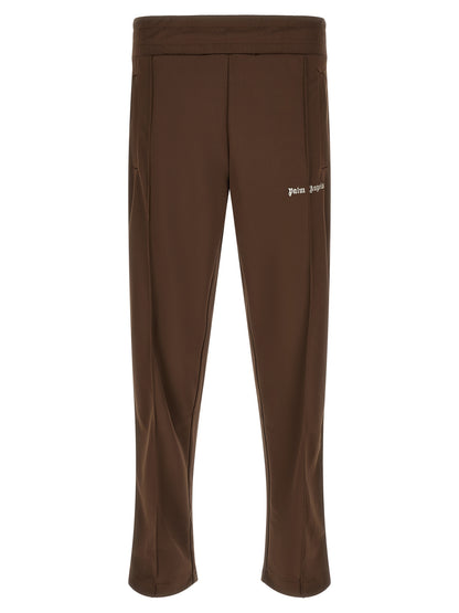Brown Polyester Joggers (Workout Pants)
