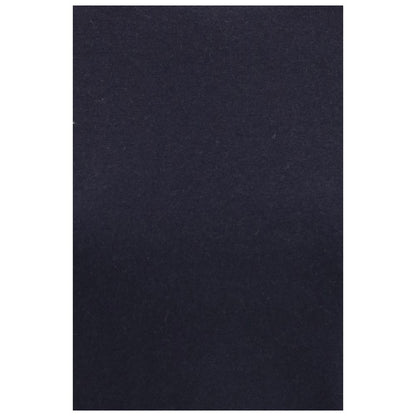 Blue Cotton Long Sleeve T-Shirt