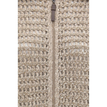 Gray Cashmere Cardigan