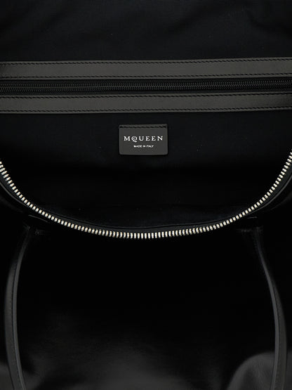 Black Calfskin Shoulder Bag