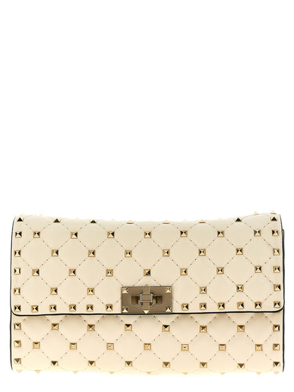 White Lamb Leather Shoulder Bag