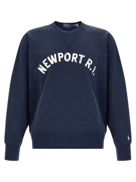 Blue Cotton Sweatshirt