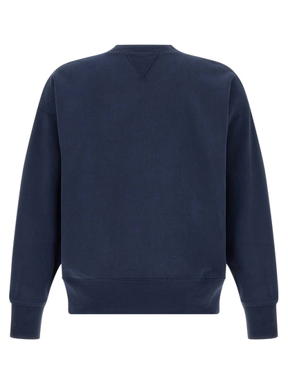 Blue Cotton Sweatshirt