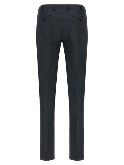 Gray Polyester Two-Piece Suit