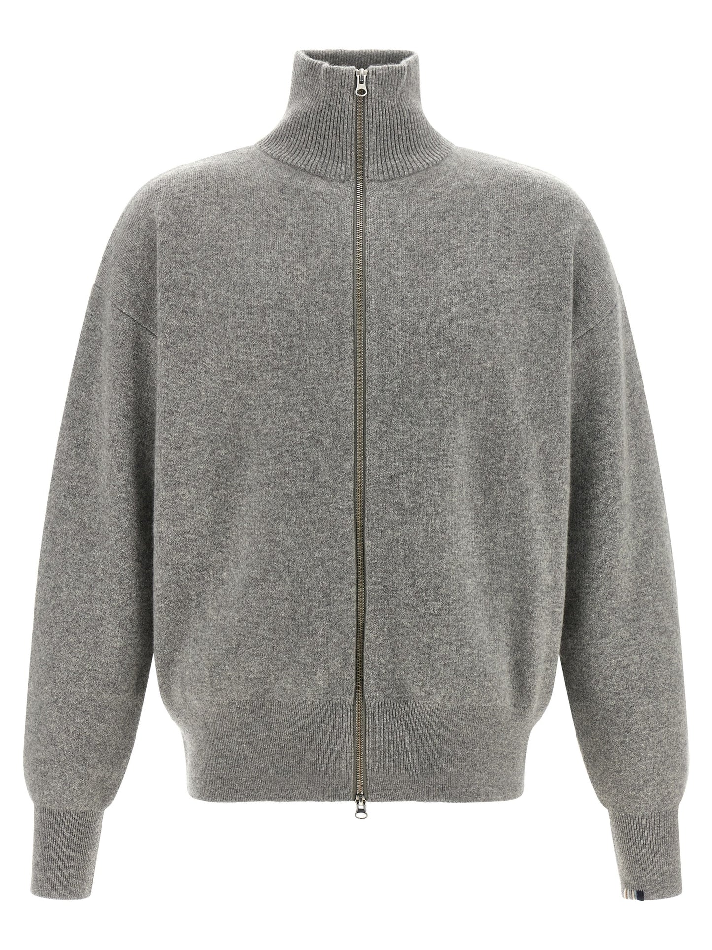 Gray Cashmere Cardigan
