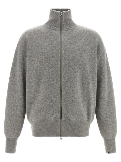 Gray Cashmere Cardigan
