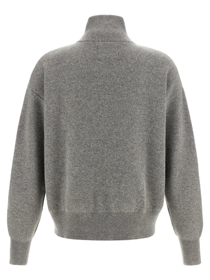 Gray Cashmere Cardigan