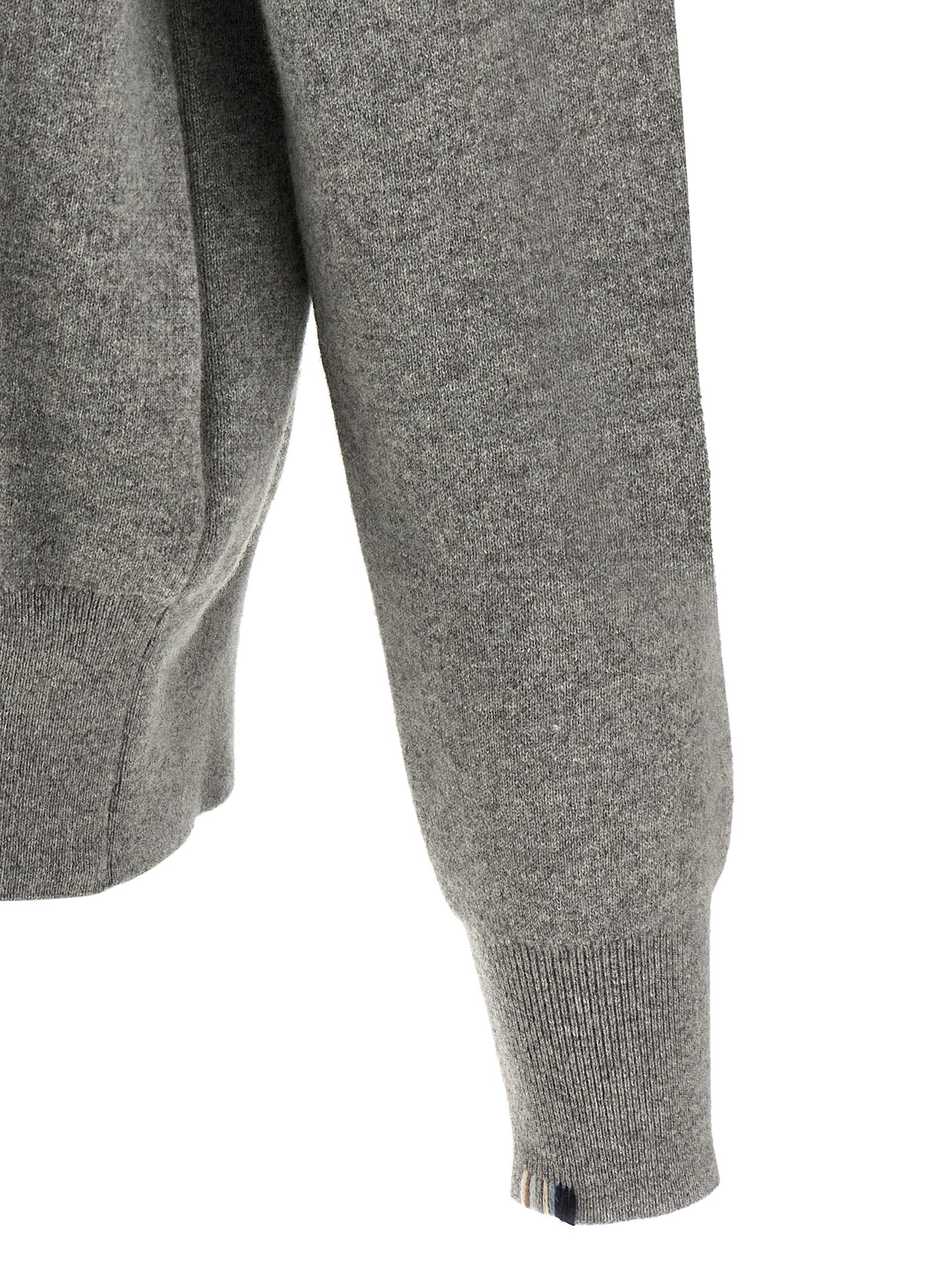 Gray Cashmere Cardigan