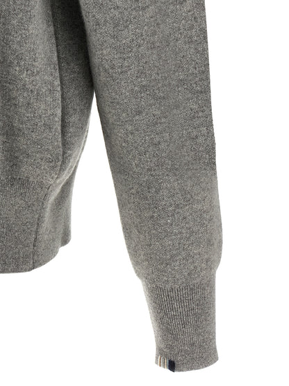 Gray Cashmere Cardigan