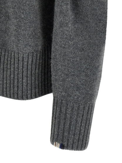 Gray Cashmere Cardigan
