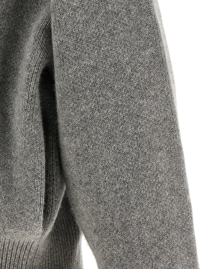 Gray Cashmere Cardigan