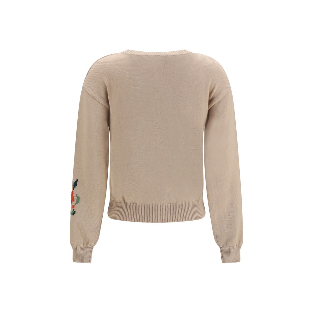 Beige Cotton Cardigan