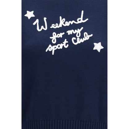 Blue Cotton Sweatshirt